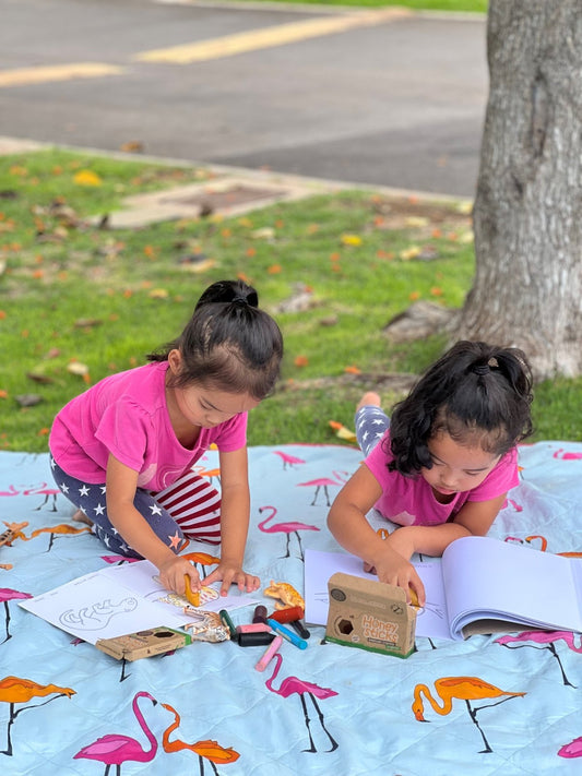 Creative Kid Coloring Set – Safe Crayons & Nature Book by Honeysticks USA