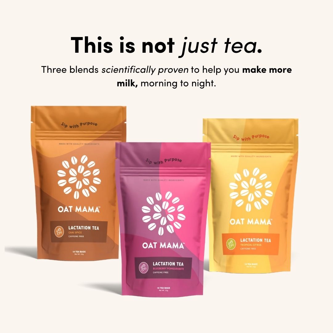 Lactation Tea Trio – Organic Breastfeeding Support by Oat Mama