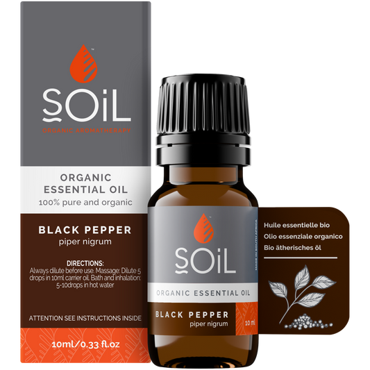 Organic Black Pepper Essential Oil (Piper nigrum) – 20ml