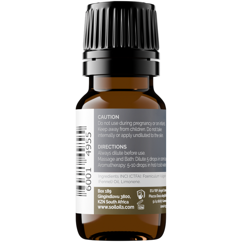 Organic Fennel Essential Oil (Foeniculum vulgare) — 20ml