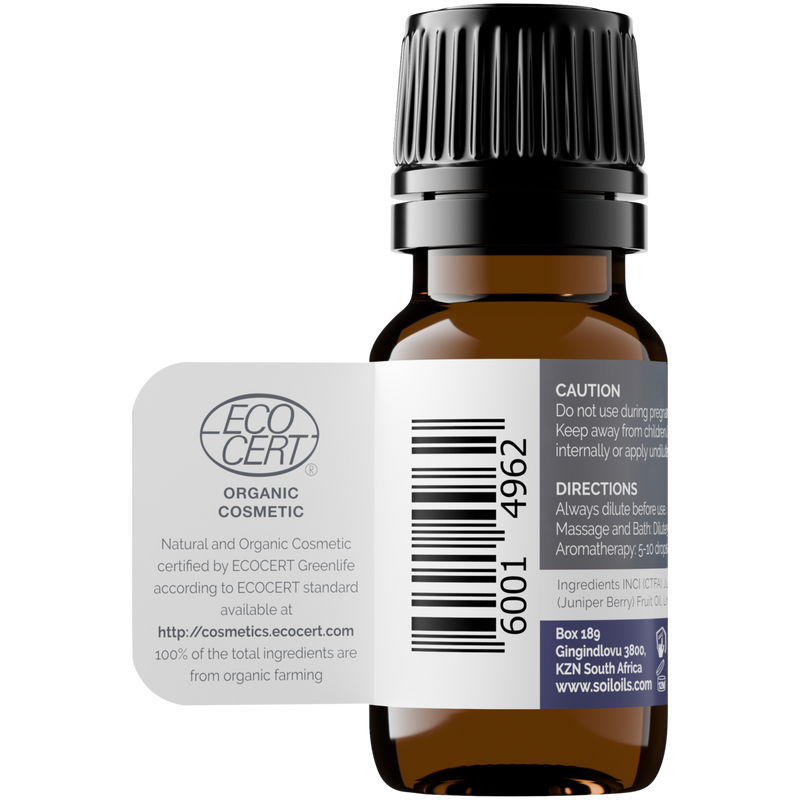 Organic Juniper Essential Oil (Juniperus communis) — 10ml