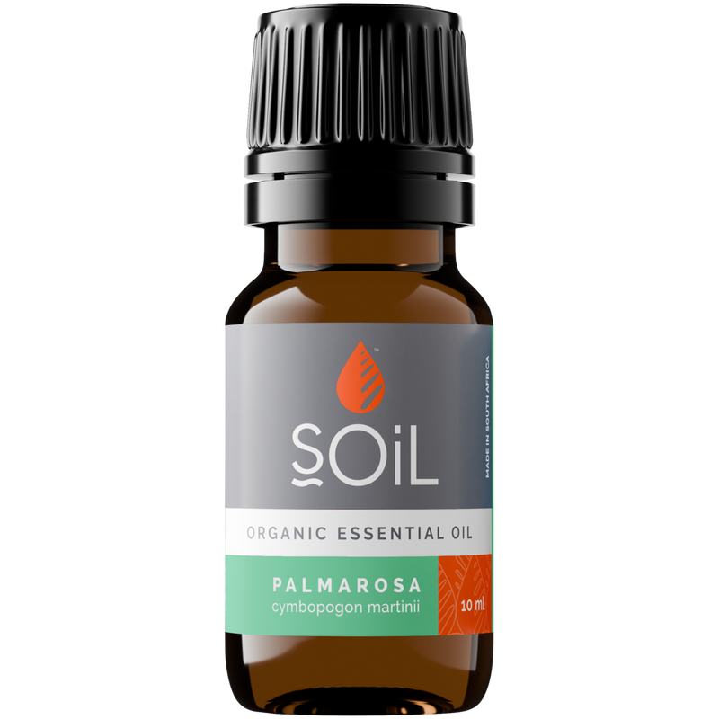 Organic Palmarosa Essential Oil (Cymbopogon martini) – 20ml