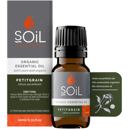 Organic Petitgrain Essential Oil (Citrus Aurantium) — 10ml