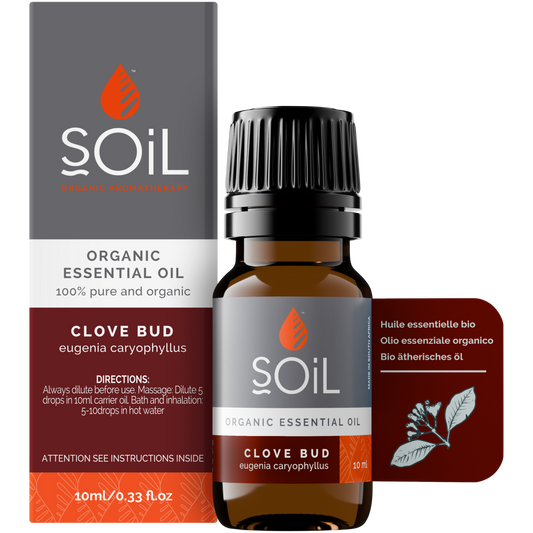 Organic Clove Bud Essential Oil (Eugenia Caryophyllus) – 20ml