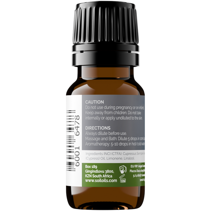 Organic Cypress Essential Oil (Cupressus Sempervirens) – 20ml