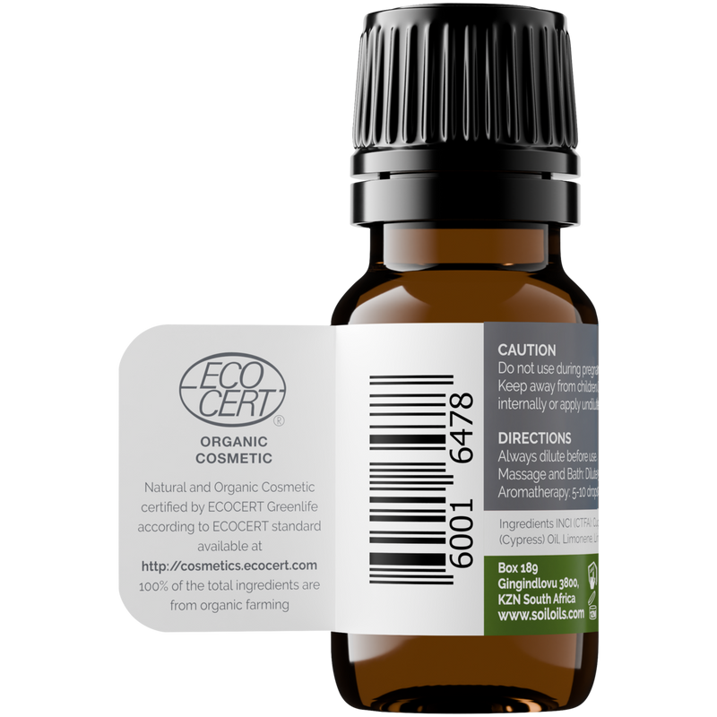 Organic Cypress Essential Oil (Cupressus Sempervirens) – 20ml