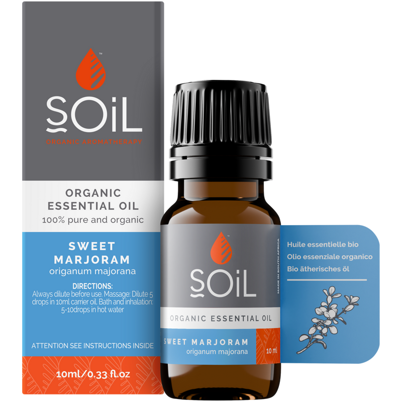 Organic Marjoram Essential Oil (Origanum majorana) – 10ml