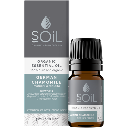 Organic German Chamomile Essential Oil (Matricaria Recutita) – 5ml