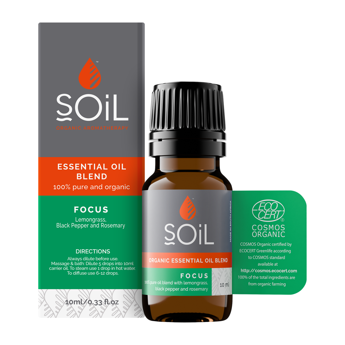 Focus – Organic Essential Oil Blend – 20ml
