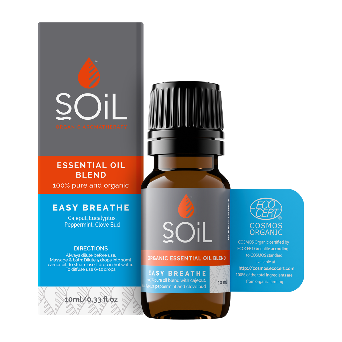 Easy Breathe – Organic Essential Oil Blend – 10ml
