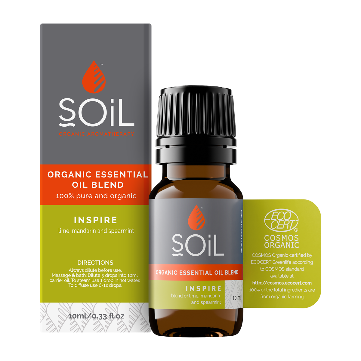 Inspire Organic Essential Oil Blend — 10ml