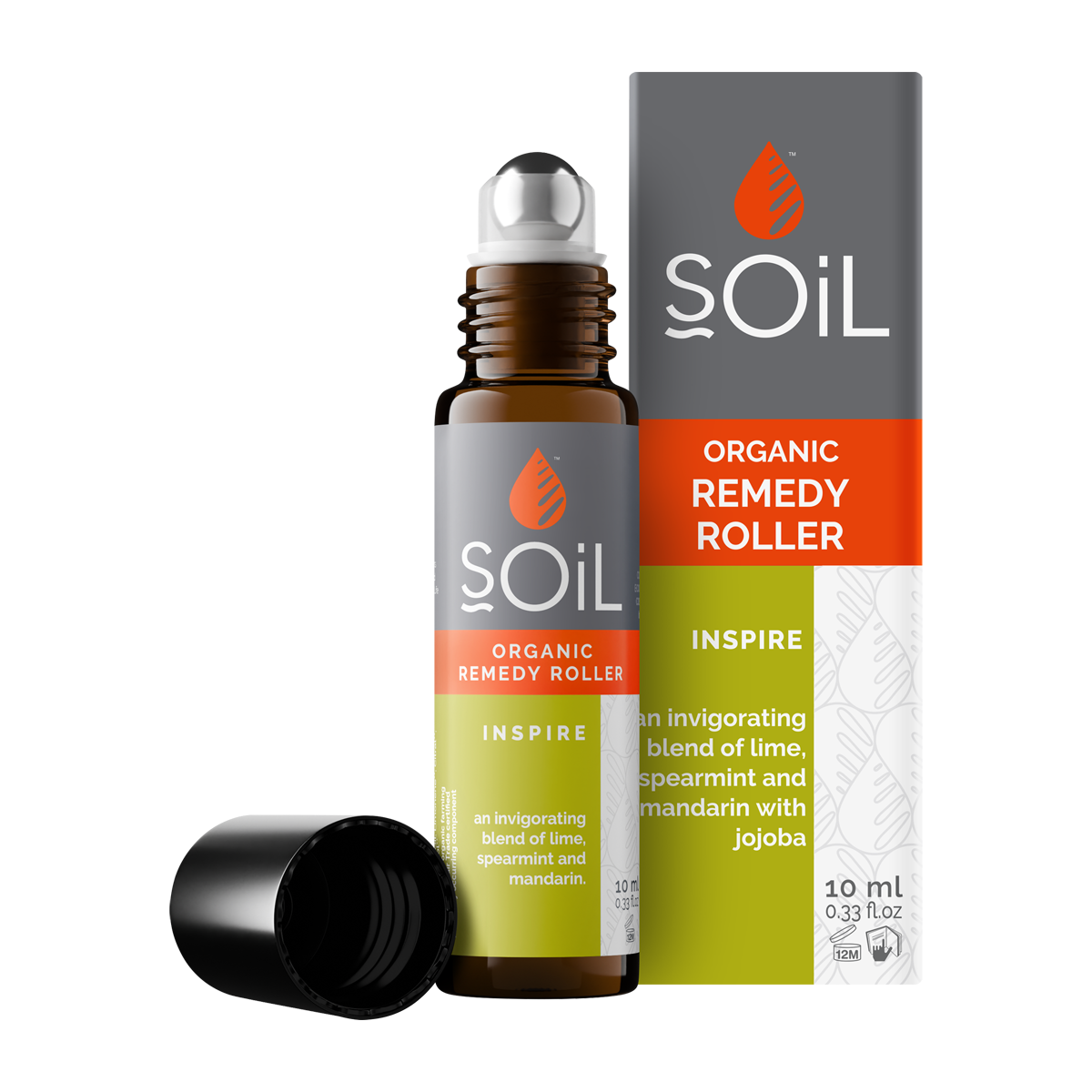 Inspire - Organic Remedy Roller 20ml by SOiL Organic Aromatherapy and Skincare