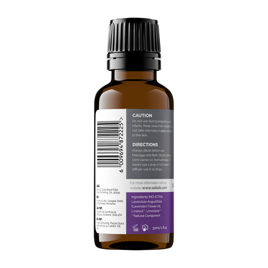 Organic Lavender Essential Oil (Lavandula Angustifolia) – 30ml