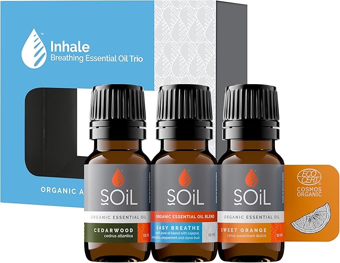Inhale – Organic Essential Oil Trio