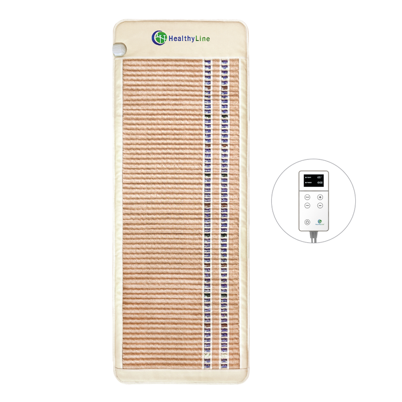 Crushed gemstones in the SOFT Series Infrared Heating Mats for therapeutic benefits