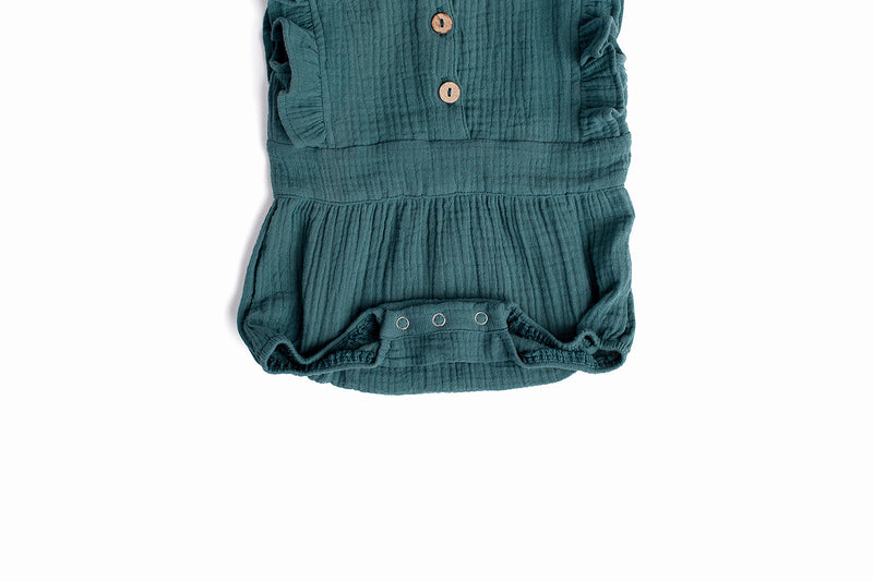 Backless Cotton Romper – Soft, Safe & Stylish for Babies by Babe Basics (6–24M)
