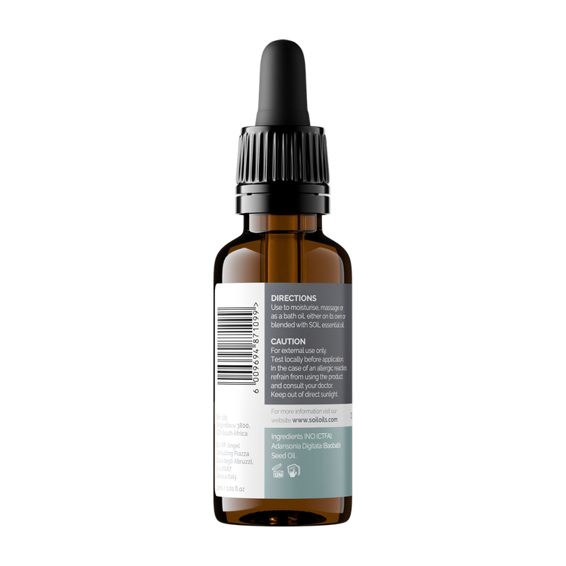 Organic Baobab Oil (Adansonia Digitata) – 30ml