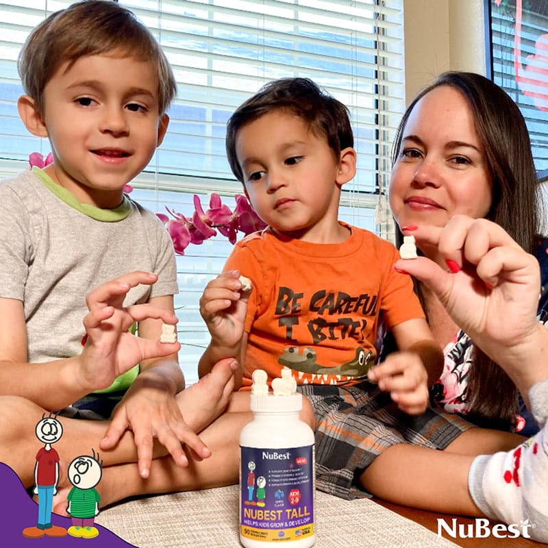 Berry 90 Chewables for Growth Support – Kids Ages 2–9 by NuBest Nutrition