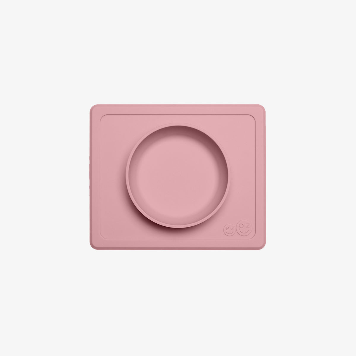 Mini Bowl in Blush by ezpz / The Original All-In-One Silicone Plates & Placemats that Stick to the Table #color_blush