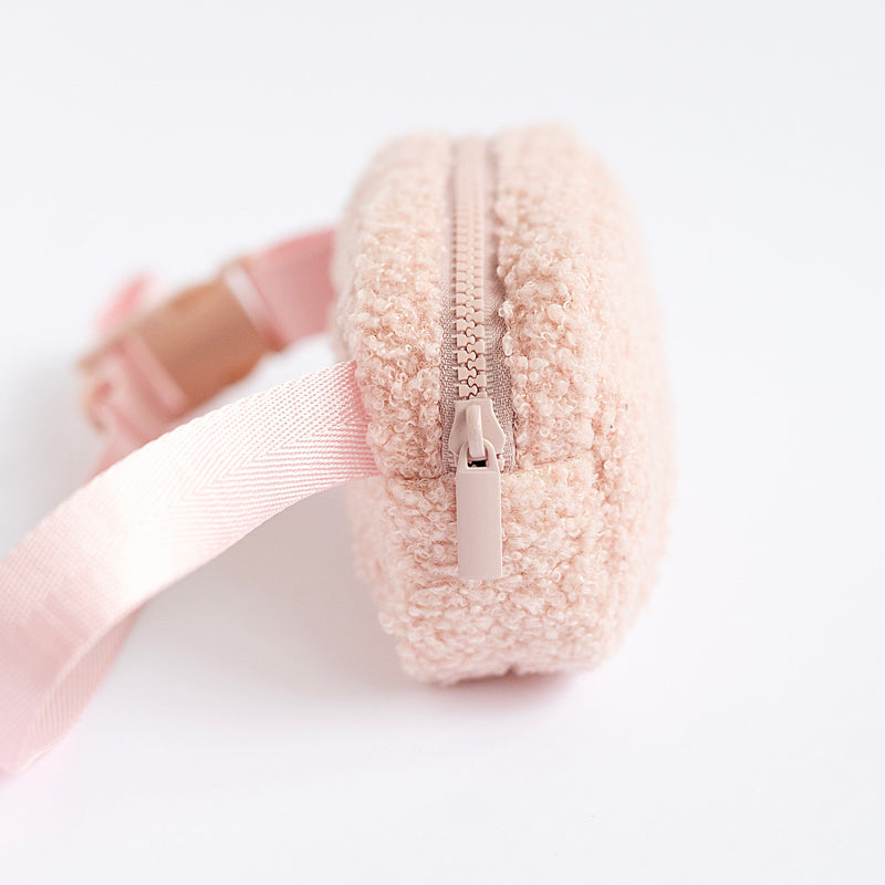Blush Pink Kids Belt Bag | Toddler & Girls Fanny Pack by Big Little Wish