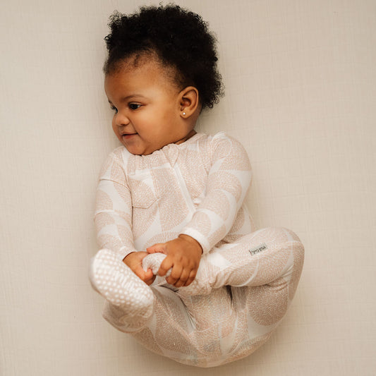 Boho Baby Footed Jammies Milk Snob
