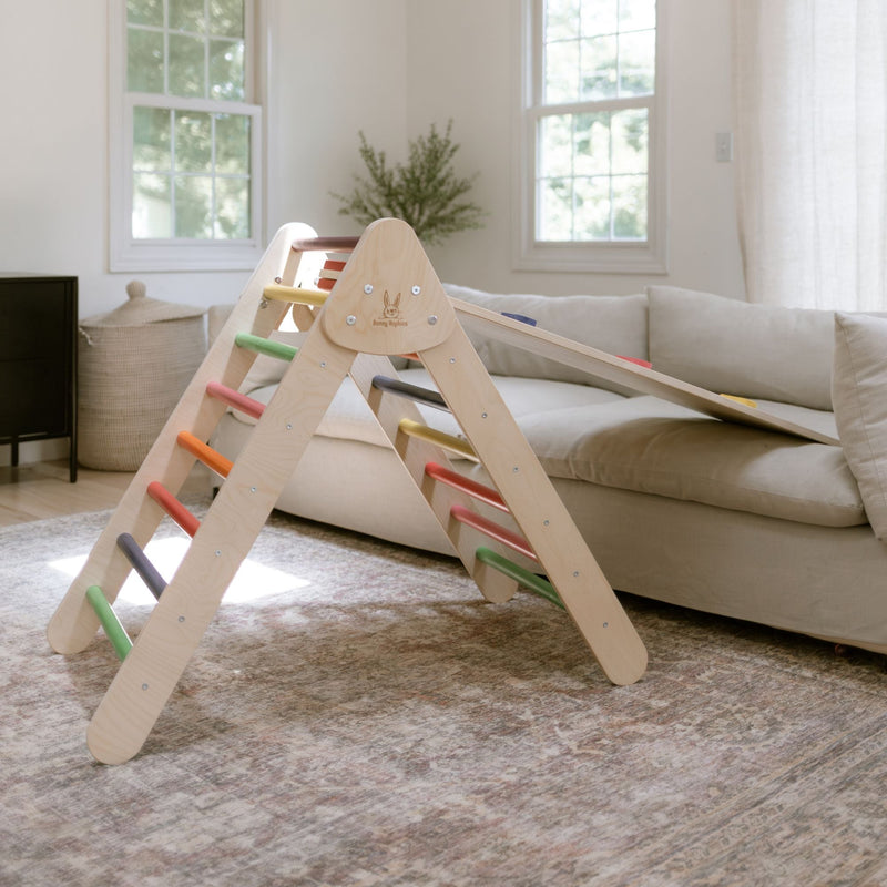 Pikler Triangle Climber Set – Boost Balance & Play by Bunny Hopkins