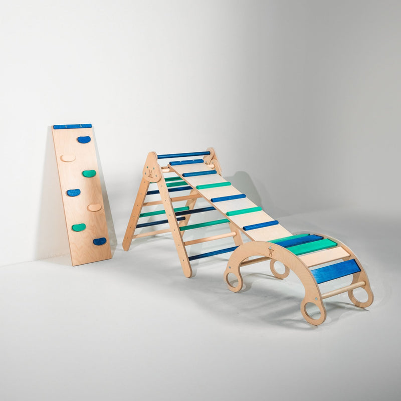 Pikler Triangle Climber Set – Boost Balance & Play by Bunny Hopkins