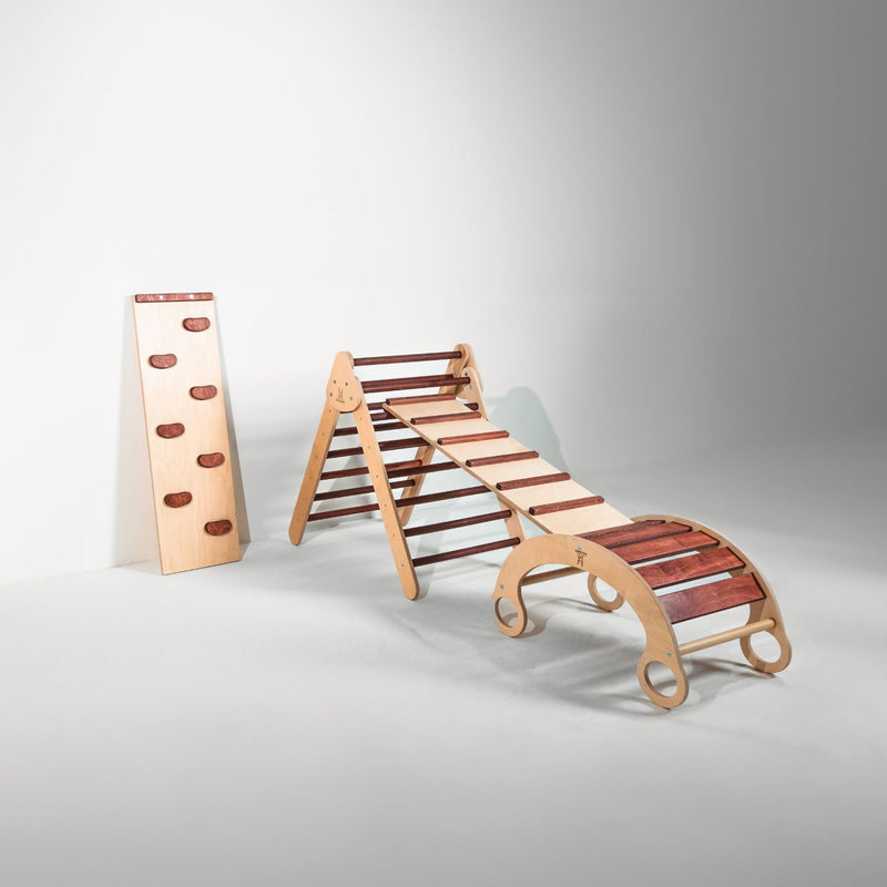 Pikler Triangle Climber Set – Boost Balance & Play by Bunny Hopkins