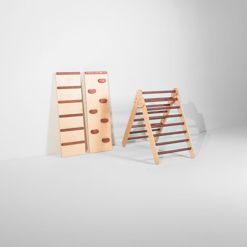 Pikler Triangle Climber Set – Boost Balance & Play by Bunny Hopkins