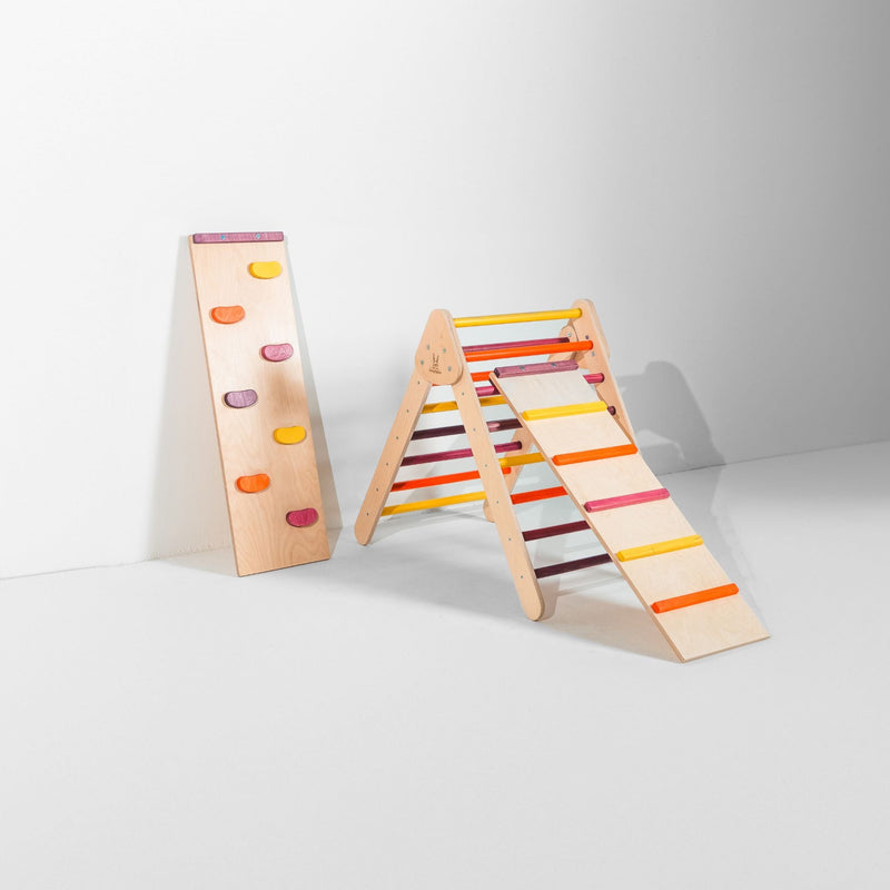 Pikler Triangle Climber Set – Boost Balance & Play by Bunny Hopkins