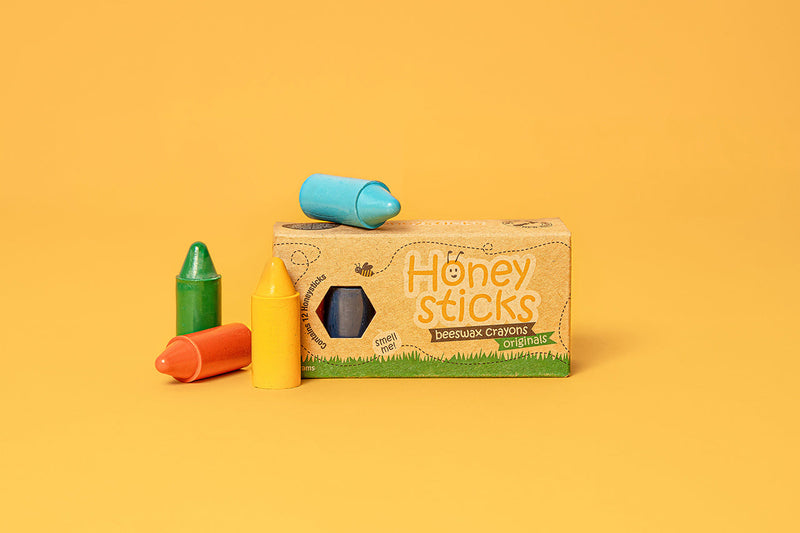Toddler Beeswax Crayons – Honeysticks 12-Pack (Ages 1–5) by Honeysticks USA