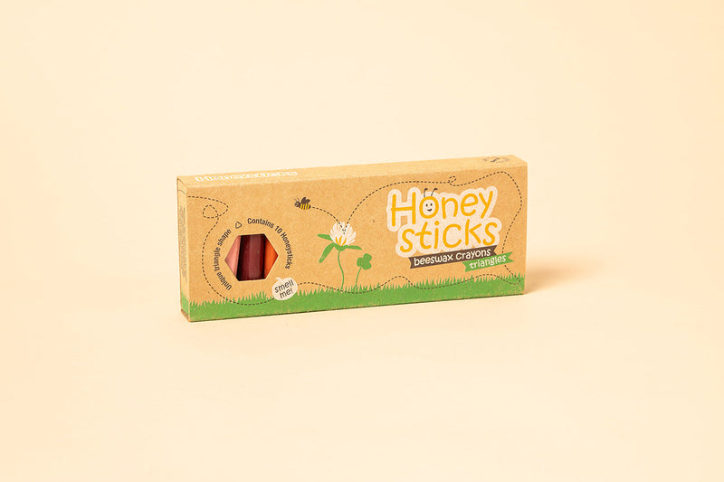 Triangle Crayons – Safe, Easy-Grip Crayons for Toddlers by Honeysticks USA