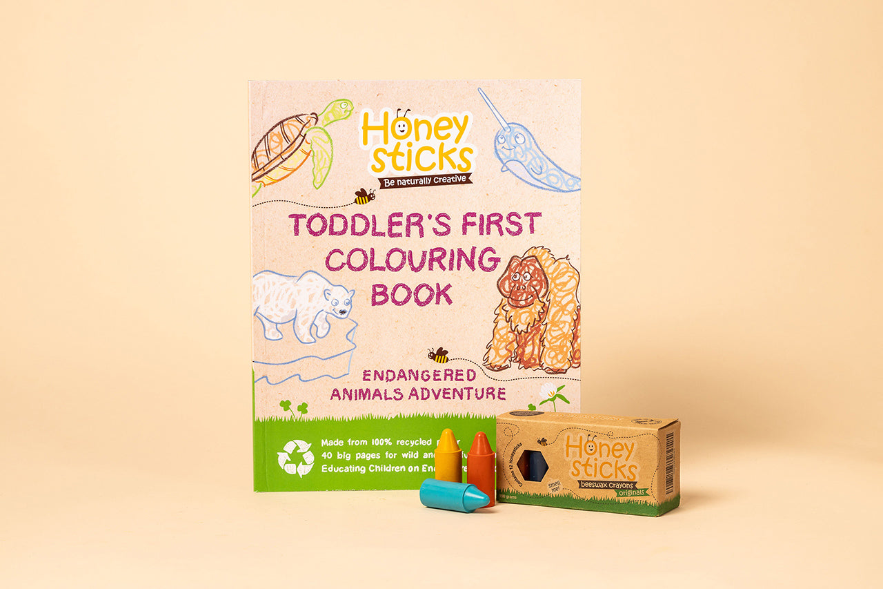 Creative Coloring Set – Endangered Animals Edition by Honeysticks USA