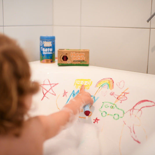 honey sticks, bath crayons nz, honey sticks crayons, honey sticks bath crayons, honey sticks bath crayons nz, honey stick crayons, bath cryons, are crayons non-toxic, crayon shop, mini crayon packs, beeswax crayons, natural beeswax crayons, eco bath crayons, kids craft shop ,