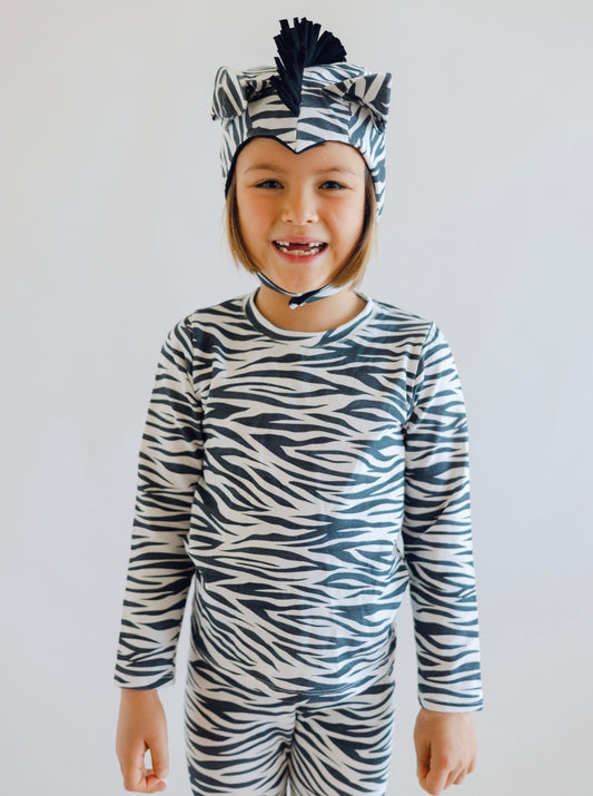 Zebra Pajama Costume – Baby / Kids’ Dress Up & Pretend Play