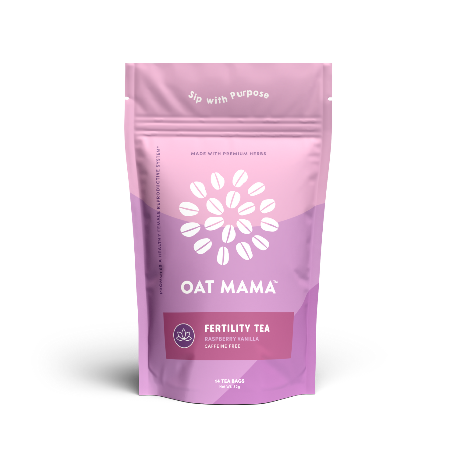 Fertility Support Tea – Raspberry Vanilla by Oat Mama