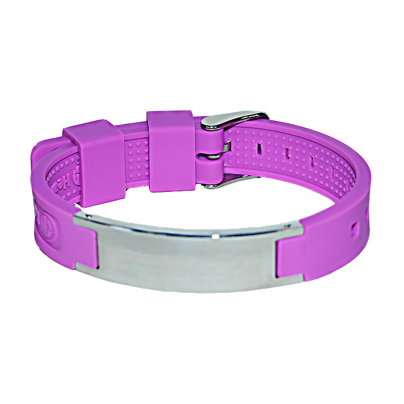 Unisex energy bracelet with magnetic and negative ion properties