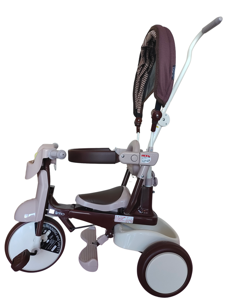 3-in-1 Foldable Tricycle with Canopy – Toddler Ride-On by iimo USA