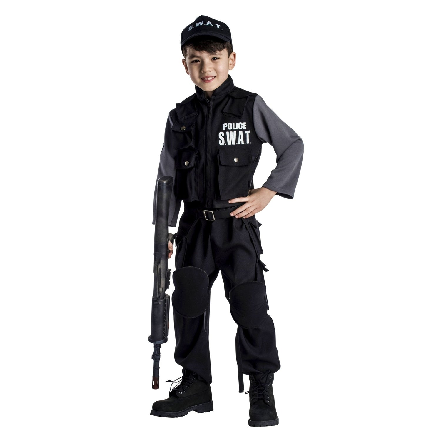 Kids S.W.A.T. Costume Pretend Play Dress Up America