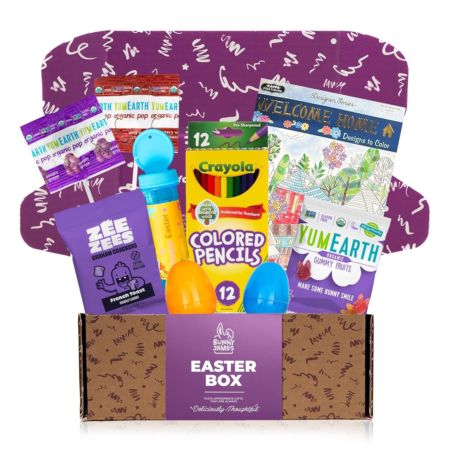 Kids Treat Box: Healthy Organic Snacks & Fun Activities by Bunny James Boxes