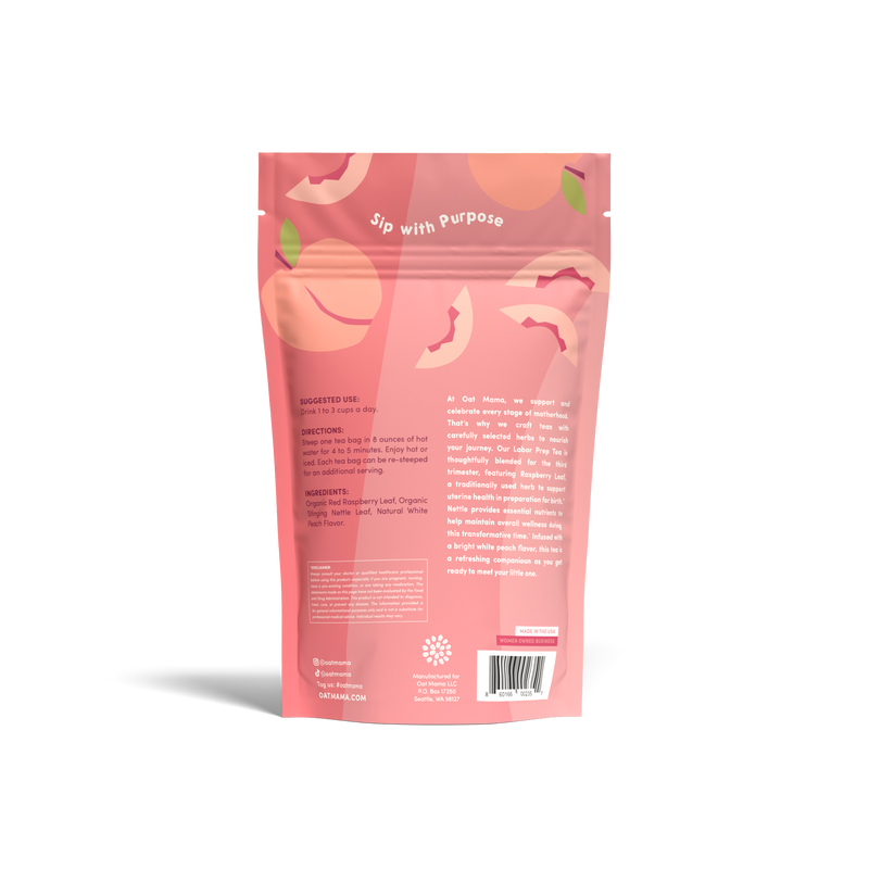 Labor Prep Tea – Third Trimester Birth Support by Oat Mama