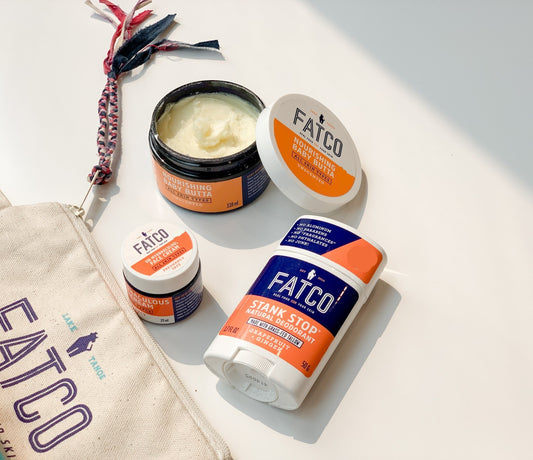 "MAMA-TO-BE" GIFT SET-FATCO Skincare Products paleo skincare unmyrrhaculous tallow balm face cream stank stop natural deodorant pregnancy safe baby butta stretch marks