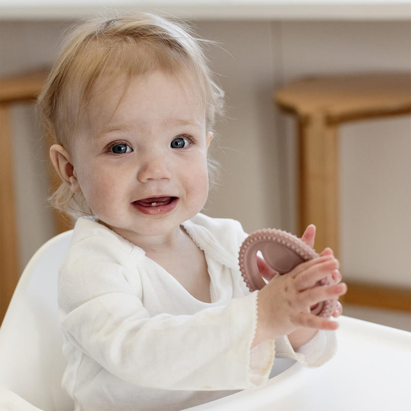 ezpz oral development tools in blush pink / silicone teethers for motor skill development #color_blush / Oral Development Tools – Build Strong Bites & Bright Smiles by ezpz