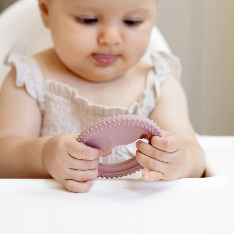 ezpz oral development tools in blush pink / silicone teethers for motor skill development #color_blush / Oral Development Tools – Build Strong Bites & Bright Smiles by ezpz