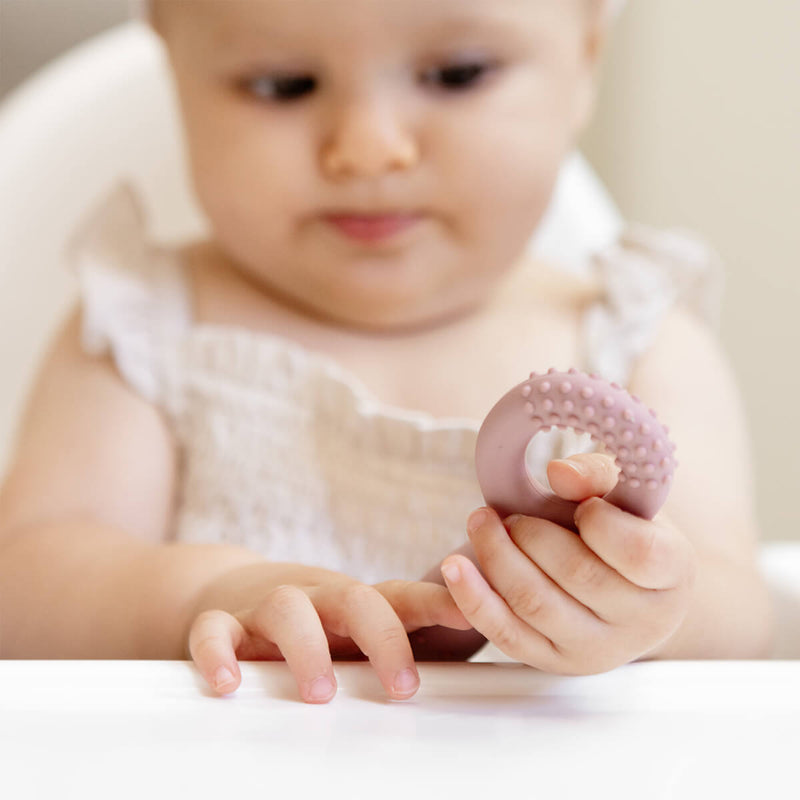 ezpz oral development tools in blush pink / silicone teethers for motor skill development #color_blush / Oral Development Tools – Build Strong Bites & Bright Smiles by ezpz