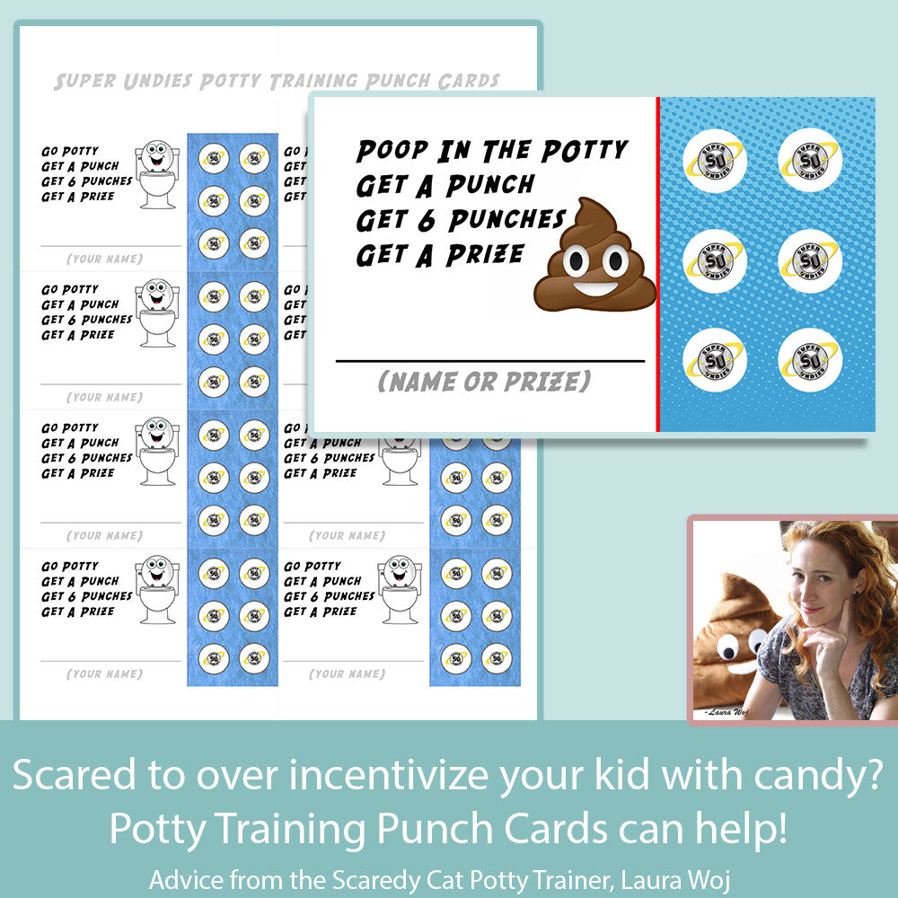 Potty Training Punch Cards – Reward System for Toddlers