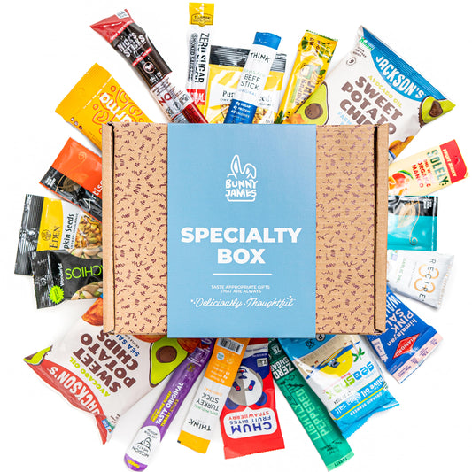 Premium Whole Food Approved Snack Box (20 snacks) by Bunny James Boxes
