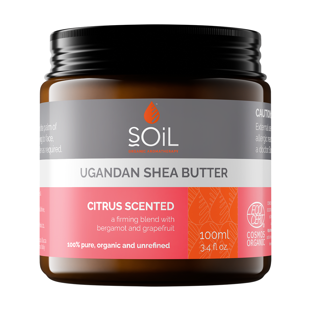 Organic Shea Butter — Citrus Scented — 100ml