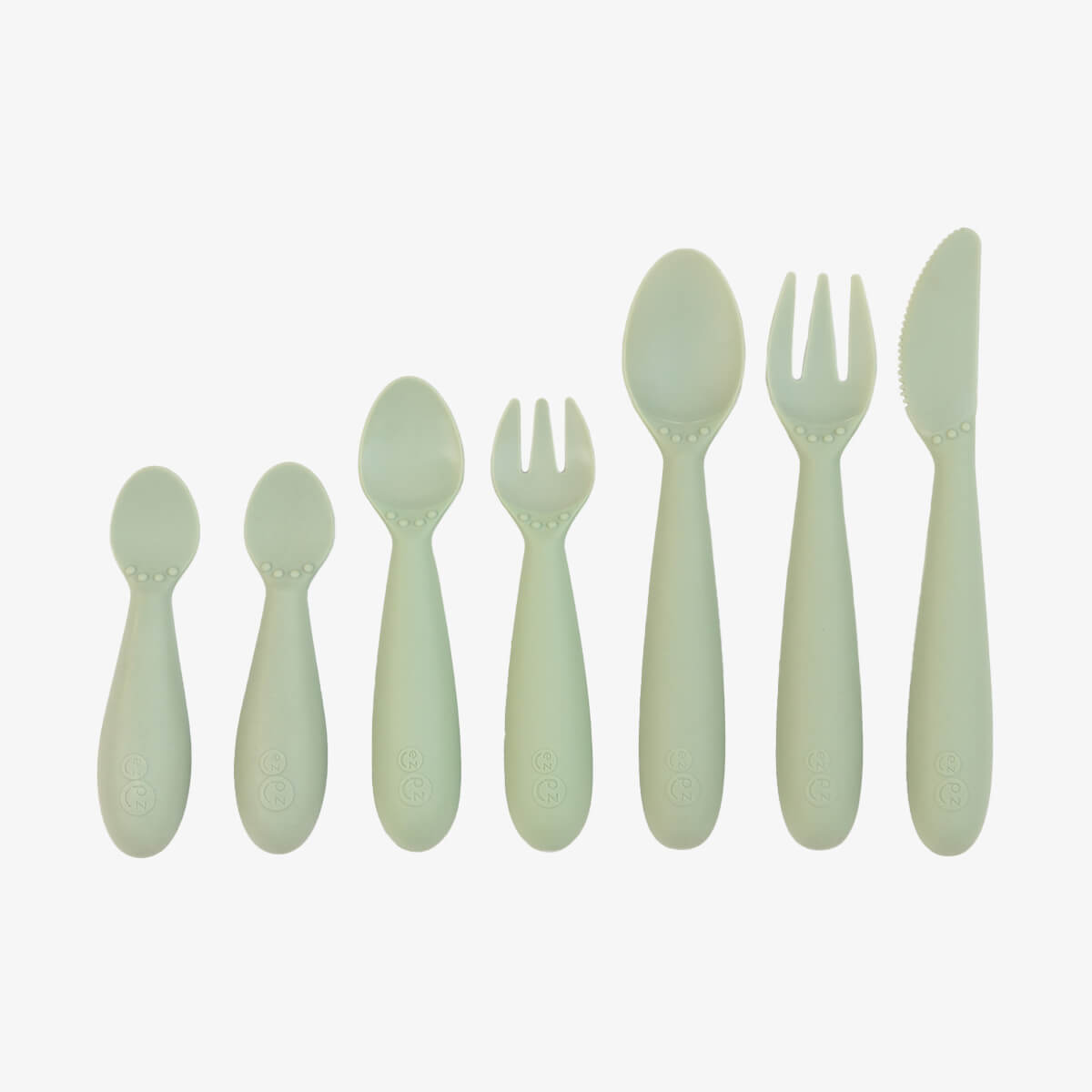 Developmental Utensil Set – Smart Self-Feeding Tools from Baby to Preschool by ezpz