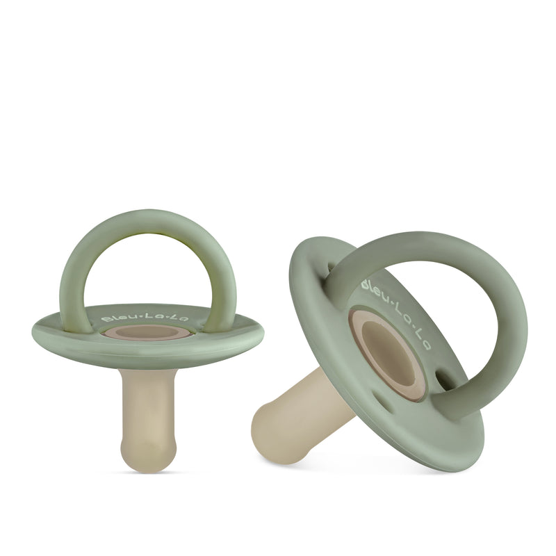 Lulababe 2-Tone Baby Pacifier – Soft & Safe Comfort by Bleu La La